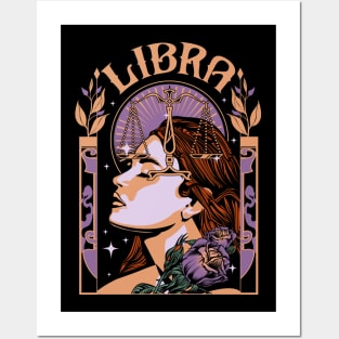 Libra SIgn Posters and Art